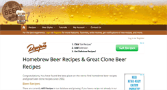 Desktop Screenshot of beerrecipes.org