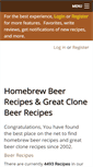 Mobile Screenshot of beerrecipes.org